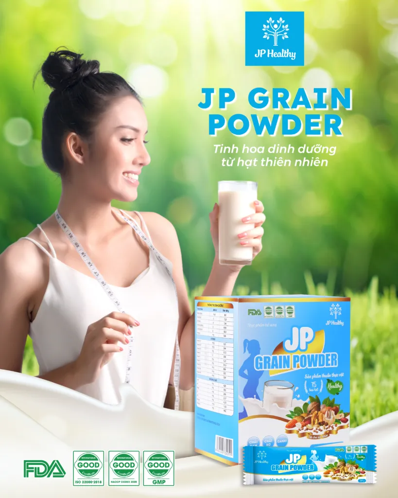 JP Grain Powder đồng hành cùng bạn trong việc kiểm soát cân nặng của cả gia đình