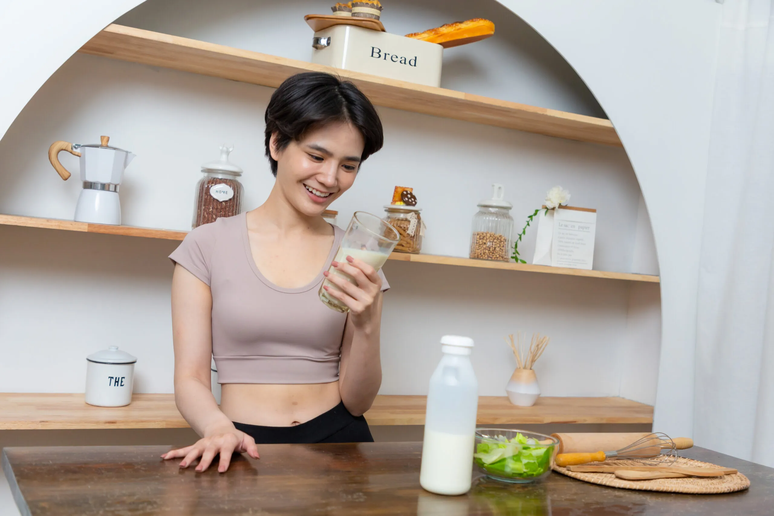 portrait young woman sitting home scaled