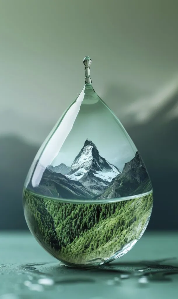 realistic drop with ecosystem